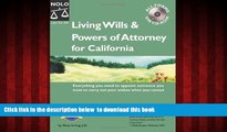 Best book  Living Wills   Powers of Attorney for California BOOOK ONLINE