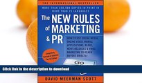 FAVORITE BOOK  The New Rules of Marketing   PR: How to Use Social Media, Online Video, Mobile