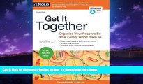 Read book  Get It Together: Organize Your Records So Your Family Won t Have To BOOOK ONLINE