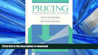 READ BOOK  Pricing: Making Profitable Decisions (Mcgraw Hill Series in Marketing) FULL ONLINE