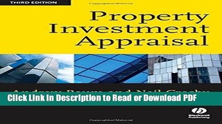 Read Property Investment Appraisal Book Online