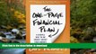 READ BOOK  The One-Page Financial Plan: A Simple Way to Be Smart About Your Money FULL ONLINE