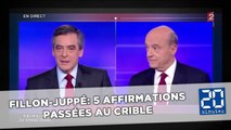 Débat Juppé / Fillon: Cinq affirmations passées au crible