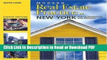 Read Modern Real Estate Practice in New York (Modern Real Estate Practice in New York For Brokers)
