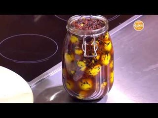 الليمون المخلل بالعصفرالسريع | سالي فؤاد