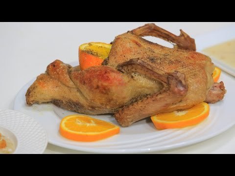 بط بالبرتقال في الفرن | نجلاء الشرشابي