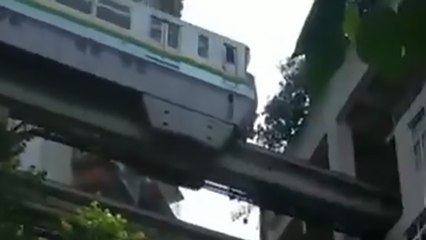 Ce métro chinois traverse un immeuble