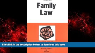 Best book  Family Law: In a Nutshell (Nutshell Series) BOOOK ONLINE