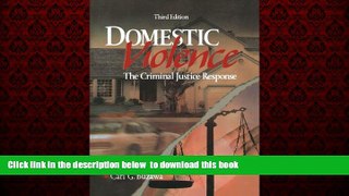Read book  Domestic Violence: The Criminal Justice Response [DOWNLOAD] ONLINE