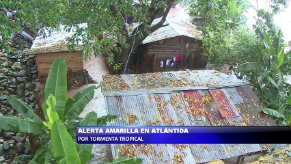 Alerta amarilla en Atlantida por tormenta tropical
