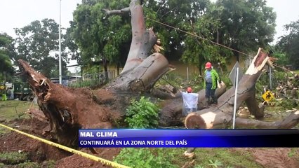 Mal clima continuara en la zona norte