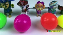 Learn Colors with Silly Putty Slime for Kids Toddlers Children Egg Surprises with Paw Patrol Toys