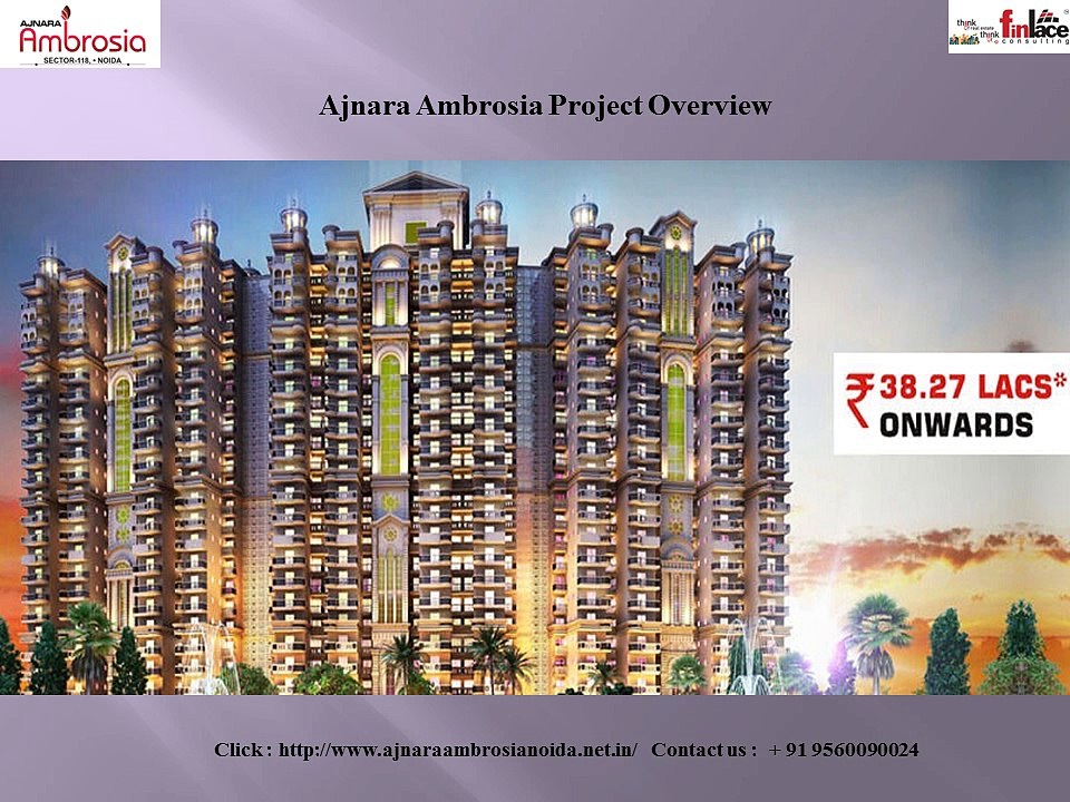 For Sale 2BHK Apartments at Ajnara Ambrosia Noida