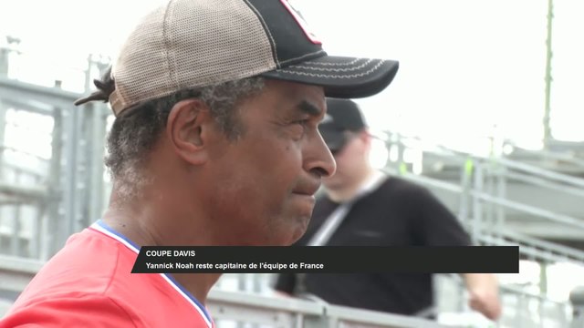 Tennis - Coupe Davis : Yannick Noah reste capitaine