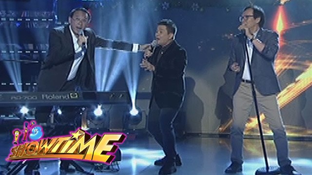 It's Showtime: Louie Ocampo, Rey Valera, Ogie Alcasid sing Si Aida O Si Lorna O Si Fe