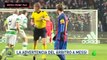 Lionel Messi calmó la actitud de Luis Suárez y Neymar en Celtic Park