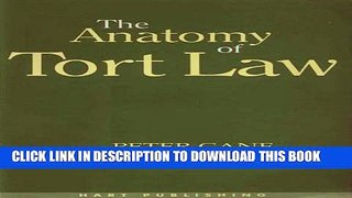 EPUB DOWNLOAD The Anatomy of Tort Law PDF Kindle