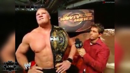 Brock Lesnar Y Goldberg Por Primera Vez Cara a Cara WWE Survivor Series 2003