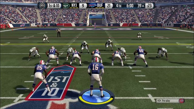 TD Woods vs NY Jets Madden NFL 16