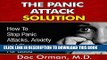MOBI DOWNLOAD The Panic Attack Solution: How to Stop Panic Attacks, Anxiety and Stress for Good