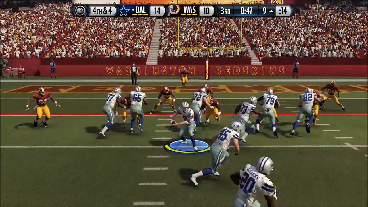 TD McFadden vs Washington D.C Madden NFL 16