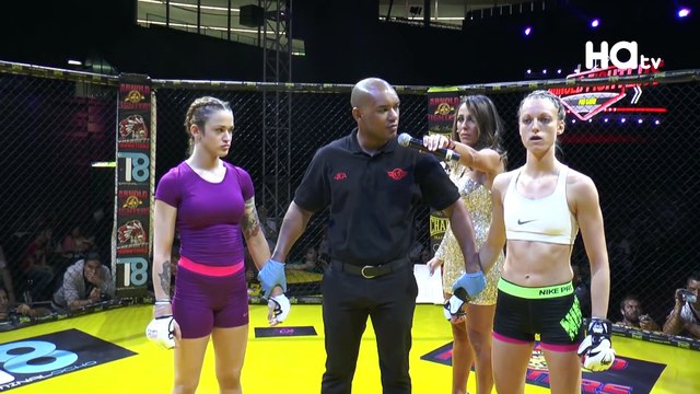 Бои без правил женщины Irene “La Niña“ Cabello Vs Amelié Lebrun