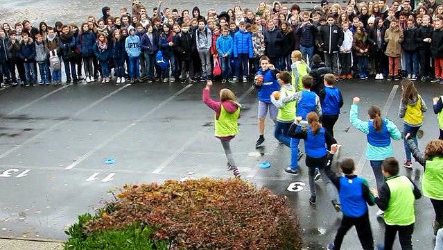 Concours FLASHMOB UNSS championnat du monde de HANDBALL 2017 association sportive collège Racan Neuvy Le Roi
