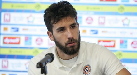 Mathieu Deplagne avant MHSC vs ASNL