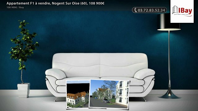 Appartement F1 à vendre, Nogent Sur Oise (60), 108 900€