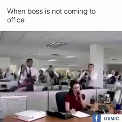 Kur shefi nuk vjen ne pune...