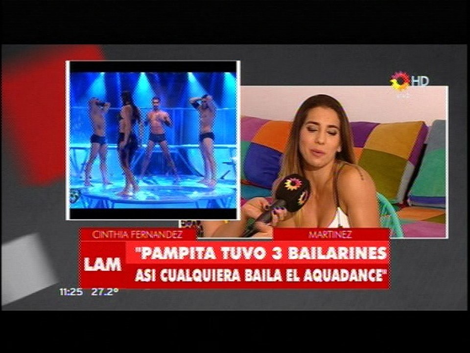 Cinthia va por Pampita