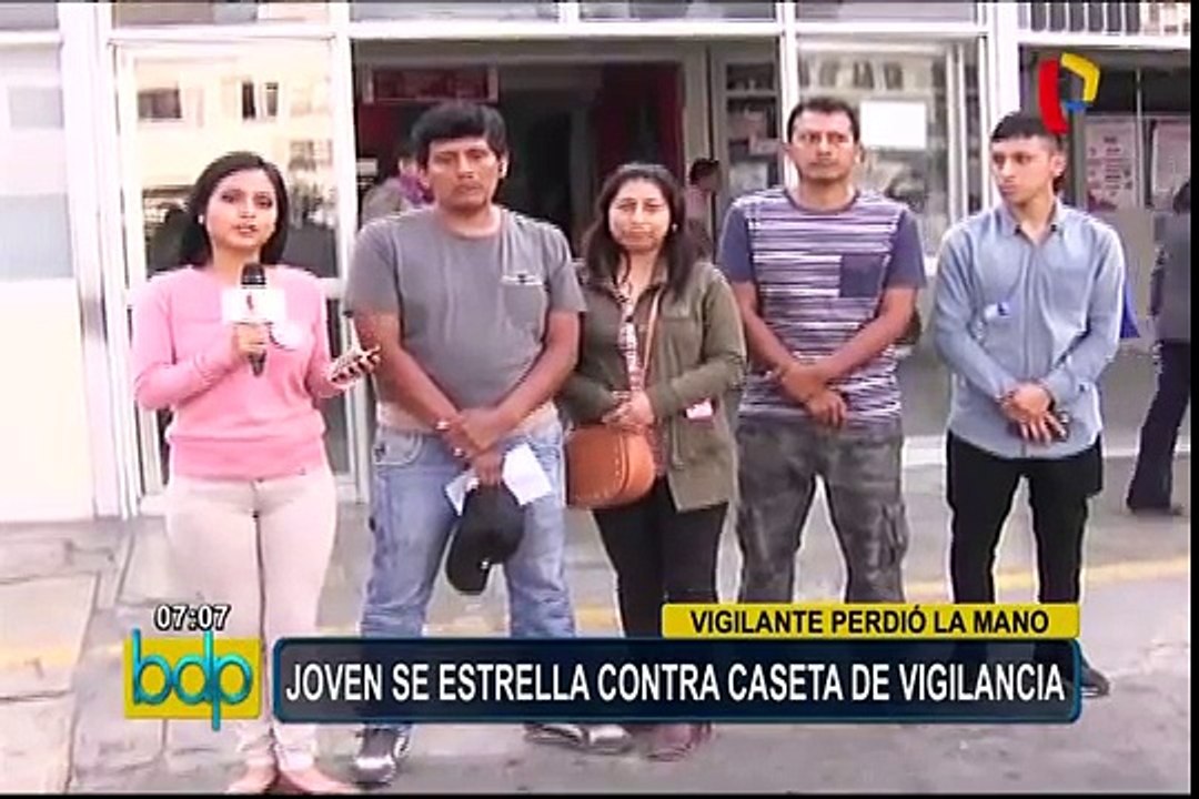 Chorrillos: joven impacta auto contra caseta y deja un herido de gravedad