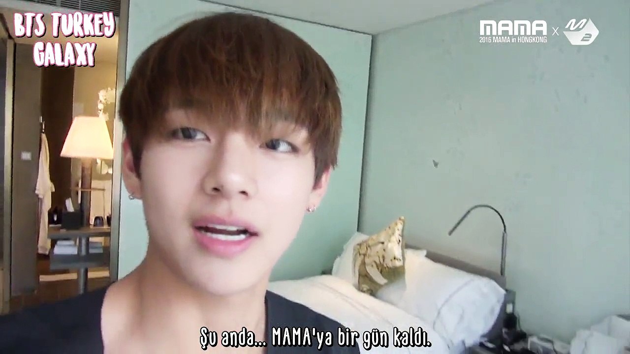 [Türkçe Altyazılı] 2015 MAMA Taehyung Self-cam'i~