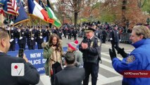 NYPD Officer Pops the Question at Macy's Thanksgiving Day Parade