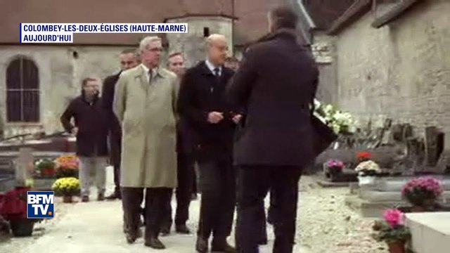 A Colombey-les-Deux-Eglises, Alain Juppé rend hommage au Général de Gaulle