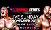 WWE Survivor Series 2016 Full SHow HD - 20 November 2016 Goldberg Destroys Brock The Shield is Back -part 2