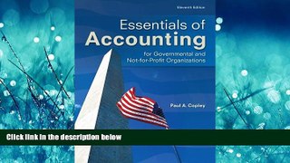 PDF [DOWNLOAD] Essentials of Accounting for Governmental and Not-for-Profit Organizations BOOK