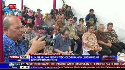 Menteri PUPR Resmikan Perpustakaan Apung di Semarang