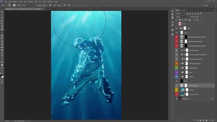 Photoshop Tutorial - Half woman