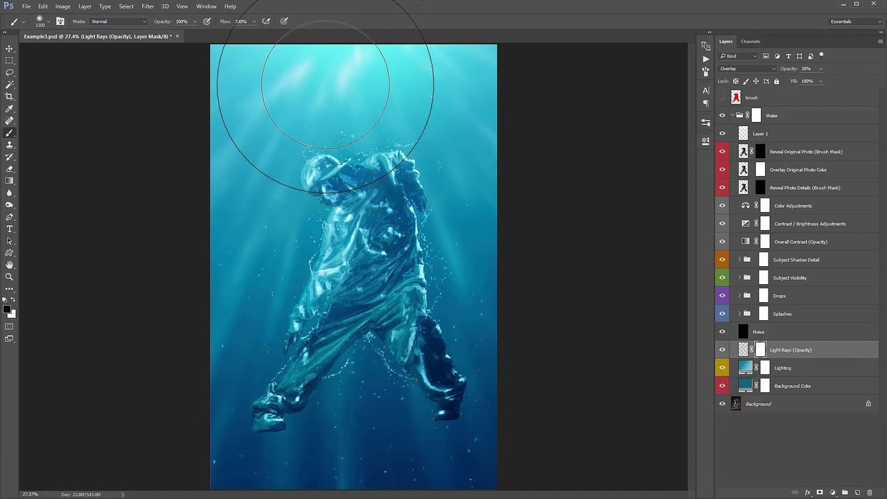 Photoshop Tutorial - Half woman