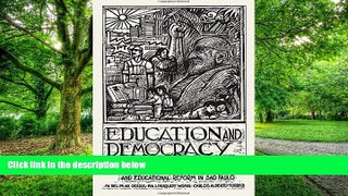 Pilar O Cadiz Education And Democracy  Epub Download Epub