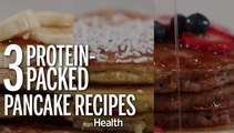 3 Delicious Recipes of Protein Pancakes - How to make fruity and delicious pancakes -  Food Health and Fitness