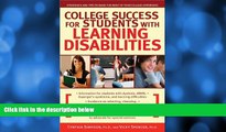 READ book  College Success for Students With Learning Disabilities: Strategies and Tips to Make