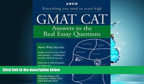 READ book  Gmat Cat: Answers to the Real Essay Questions  FREE BOOOK ONLINE
