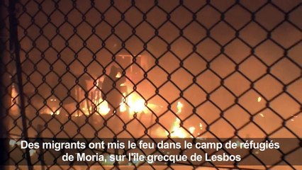 Incidents dans un camp de migrants à Lesbos après deux morts