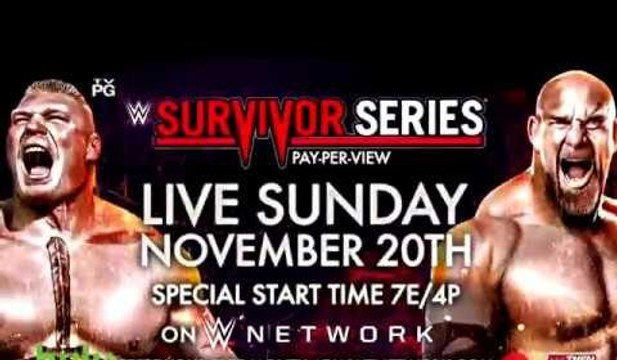 WWE Survivor Series 2016 Full SHow HD - 20 November 2016 Goldberg Destroys Brock The Shield is Back -part 3