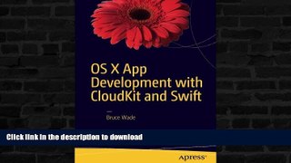 FAVORITE BOOK  OS X App Development with CloudKit and Swift  PDF ONLINE