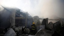 حيفا: اعمال اخماد الحرائق مستمرة بمساعدة طائرات اجنبية ورجال اطفاء فلسطينيون
