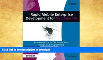 FAVORITE BOOK  Rapid Mobile Enterprise Development for Symbian OS: An Introduction to OPL