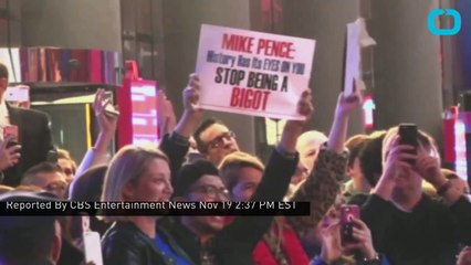 'Hamilton' Cast Delivers Message To Mike Pence